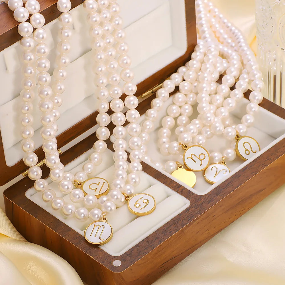 Cosmic Pearl ⟡ 18K Gold Necklace