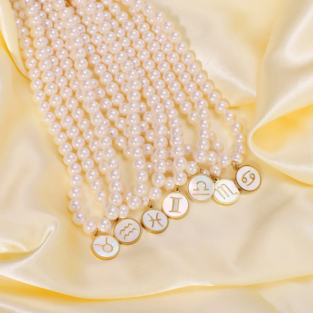 Cosmic Pearl ⟡ 18K Gold Necklace