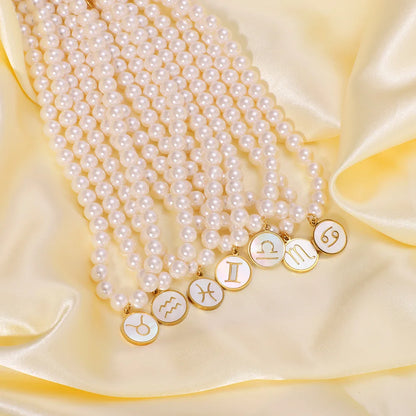 Cosmic Pearl ⟡ 18K Gold Necklace